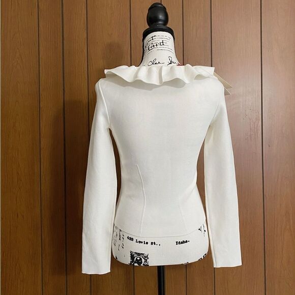 Alexander McQueen Ruffle Neck Sweater size S - Picture 5 of 9